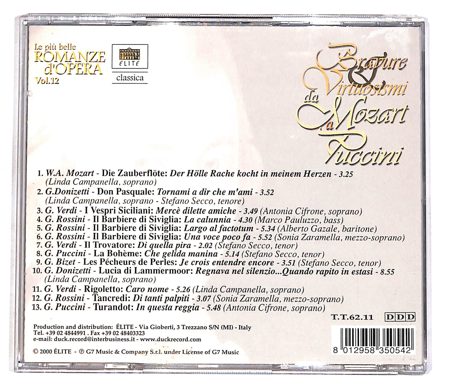 EBOND Bravure & Virtuosismi Da Mozart A Puccini CD CD056360