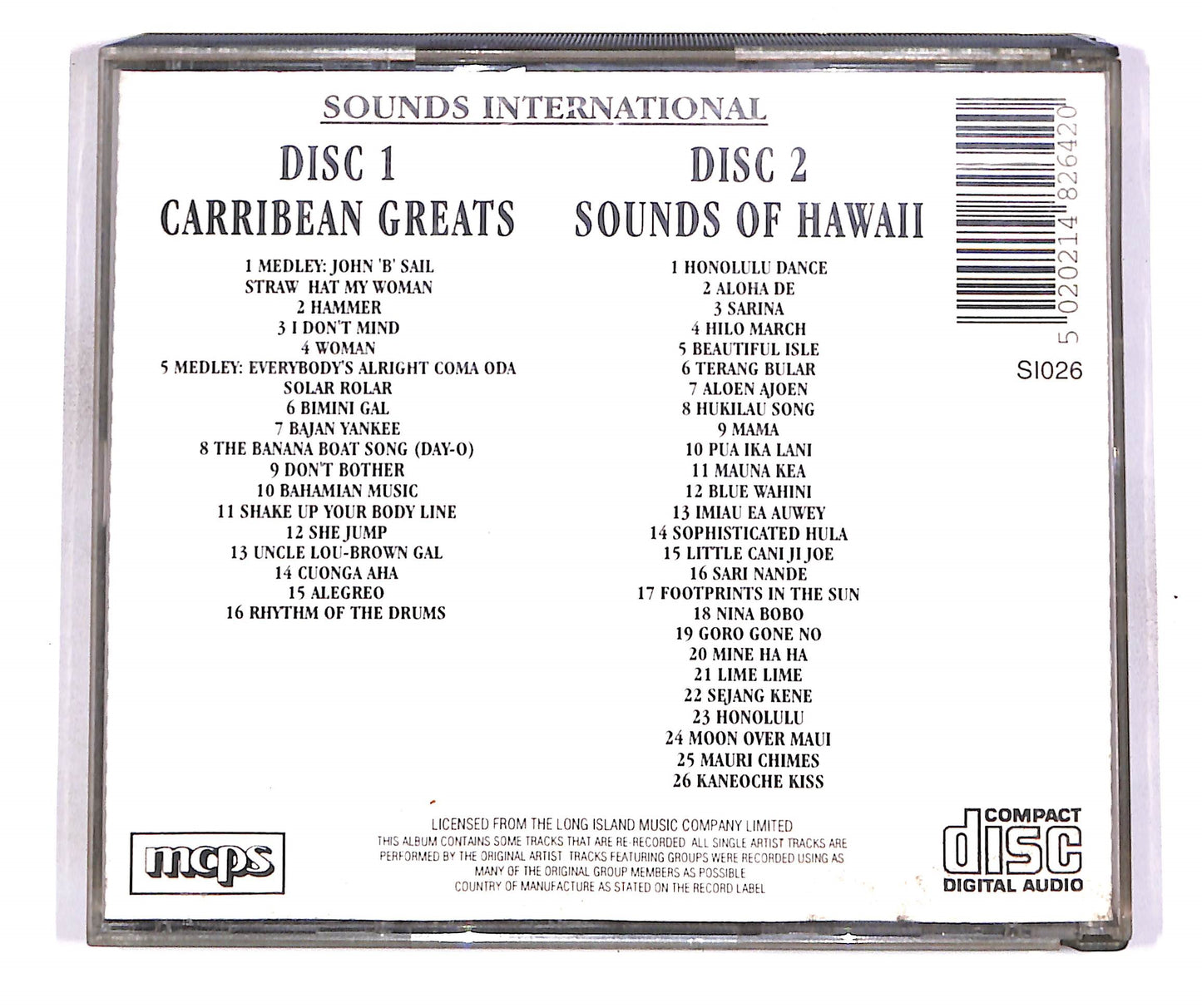 EBOND Carribean Greas - Sounds Of Hawaii (2 dischi) CD CD056502