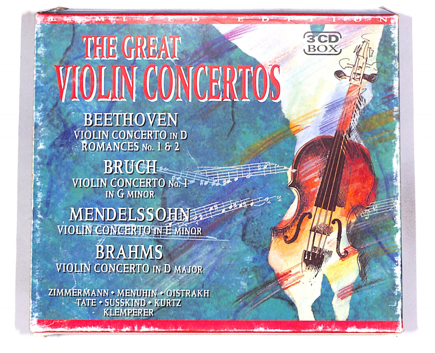 EBOND The Great Violin Concertos 1 (3 dischi) CD CD056627