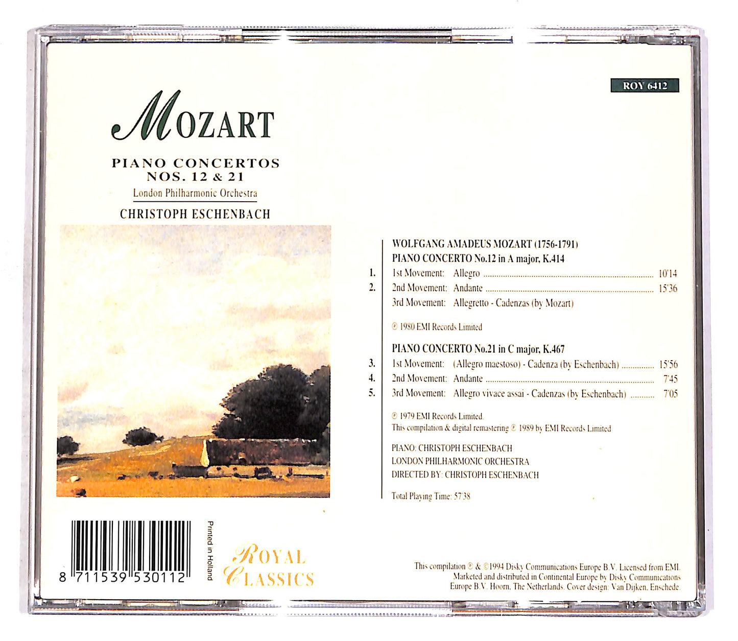 EBOND Mozart - Piano Concertos Nos. 12 & 21 CD CD056711