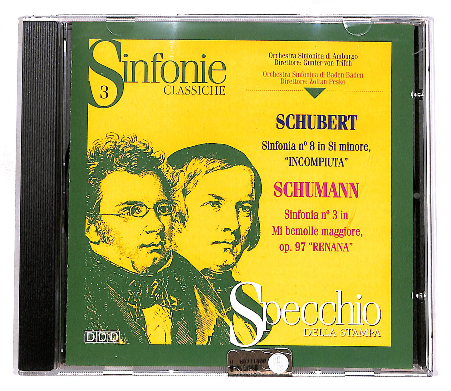 EBOND Sinfonie Classiche 3 - Schubert n.8 - Schumann n.3 EDITORIALE CD CD056758