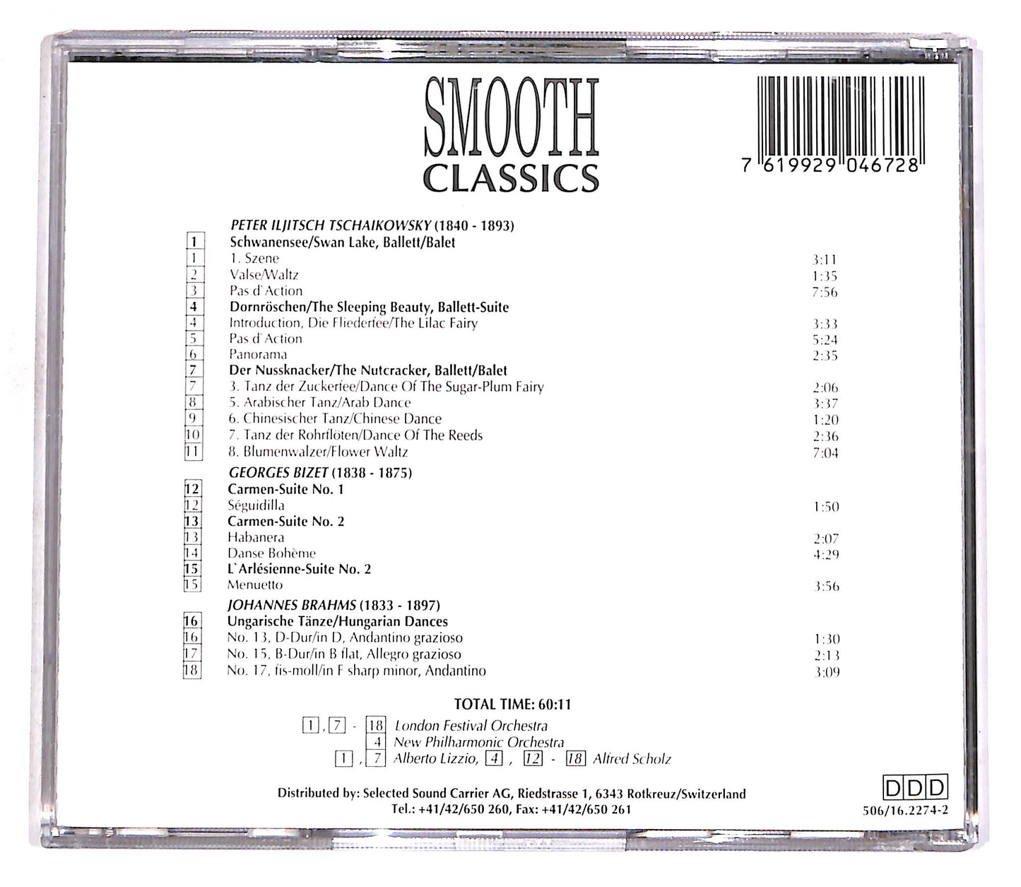 EBOND Tschaikowsky - Bizet - Brahms - Barock Romance CD CD056812