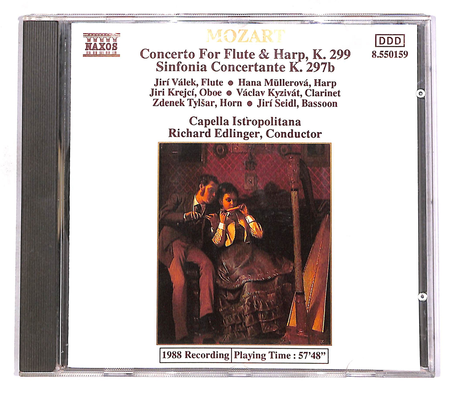 EBOND Mozart - Concerto For Flute, Harp, Orch - Sinfonia Concertante CD CD056862