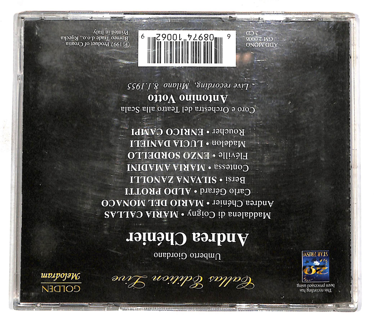 EBOND Umberto Giordano - Andrea Chenier (2 dischi) CD CD056936