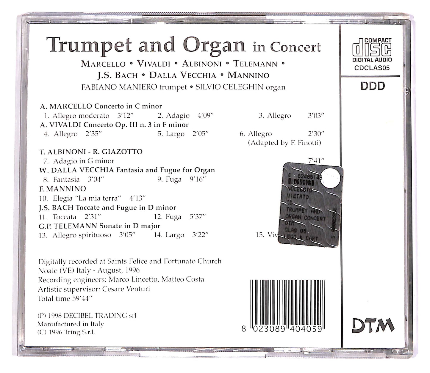 EBOND Various - Trumpet And Organ In Concert CD CD057048