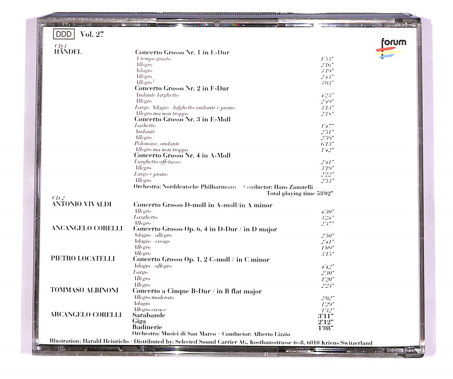 EBOND Various - Konzerte Des Barock (2 dischi) CD CD057137