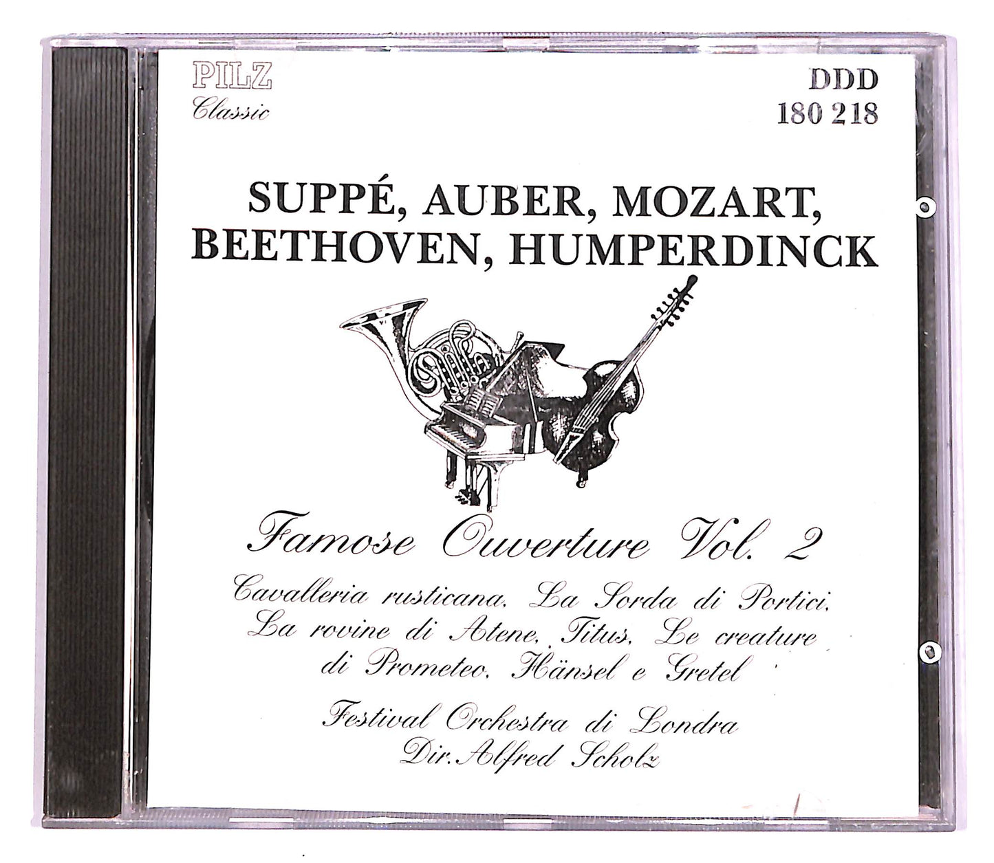EBOND Suppe, Auber, Mozart, Beethoven - Famose Ouverture 2 EDITORIA CD CD057139