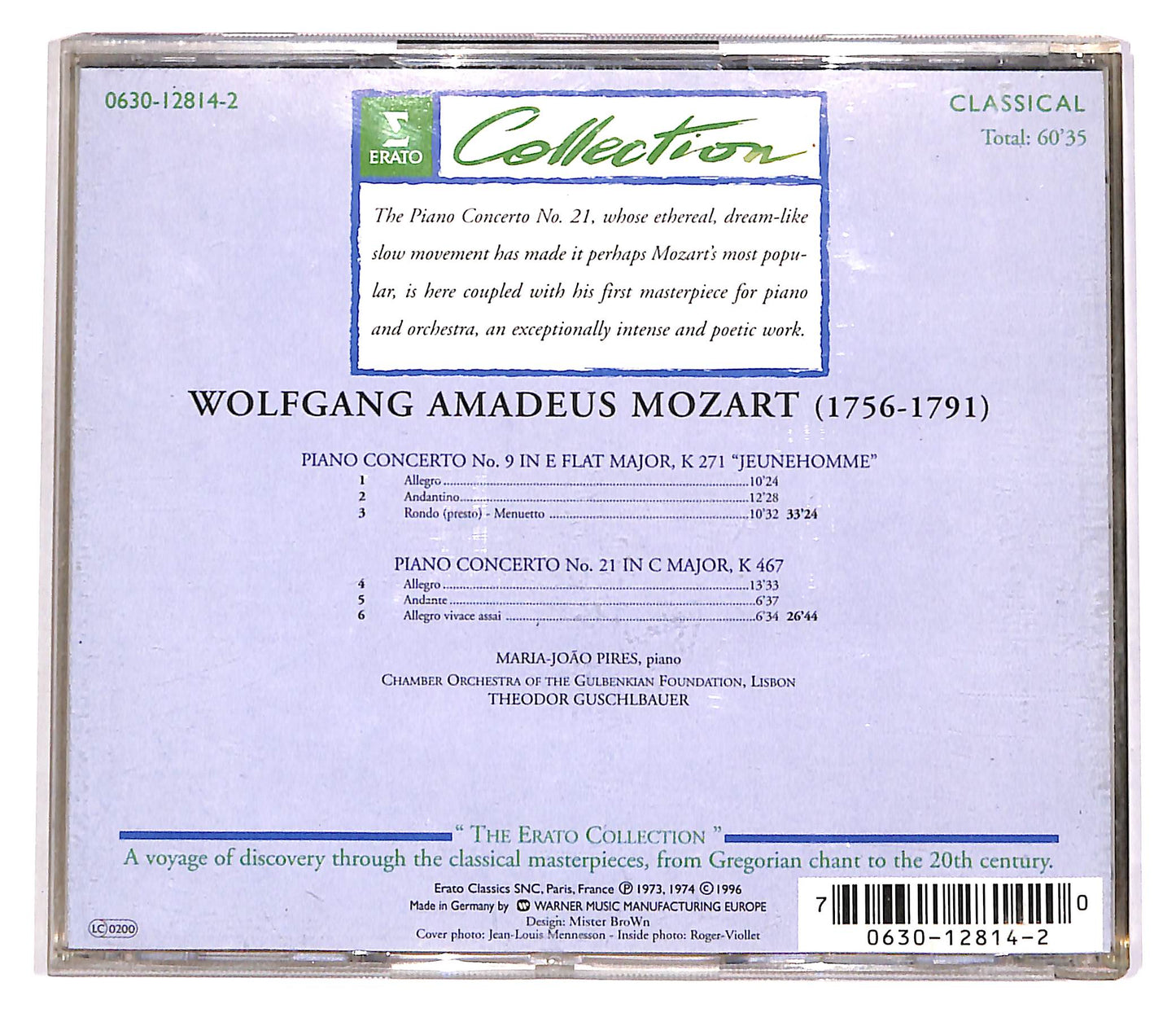 EBOND Mozart - Piano Concertos Nos. 9 & 21 CD CD057215