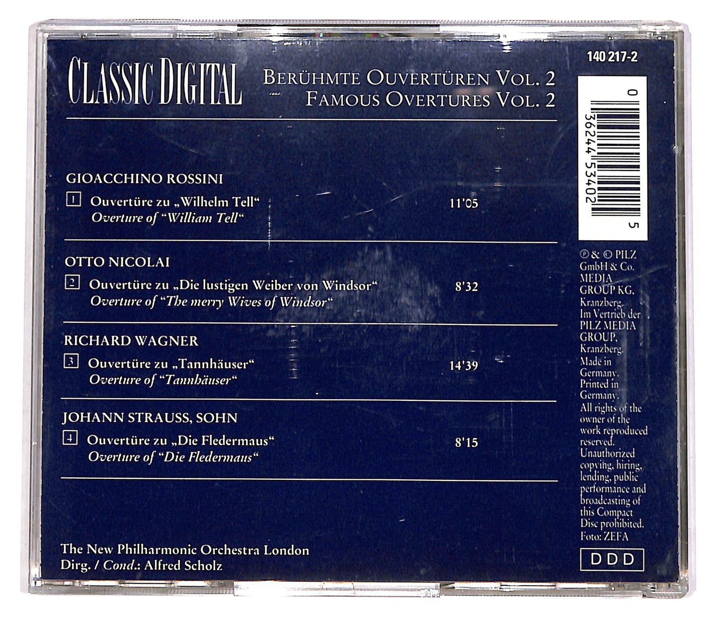 EBOND Beruhmte Ouverturen Vol.2 - Famous Overtures Vol.2 CD CD057216