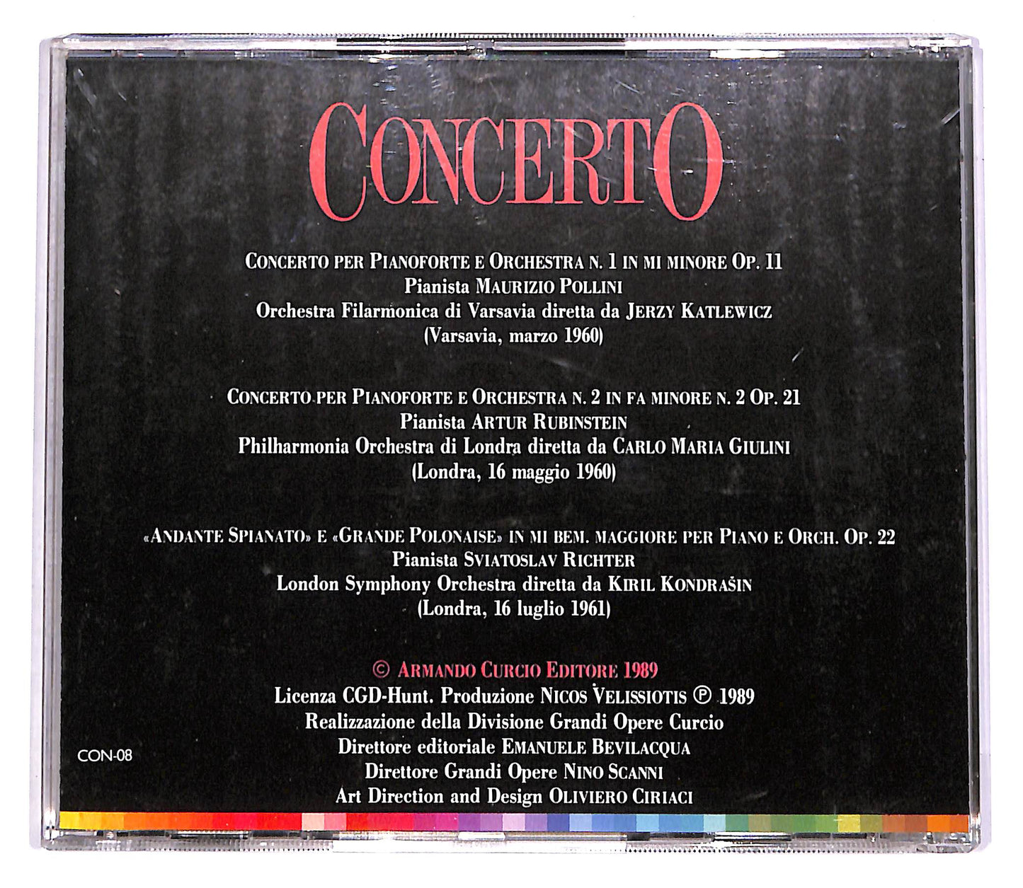 EBOND Chopin - Conc. Per Piano N.1 Op.11, N.2 Op.21, Op.22 EDITORIA CD CD057249