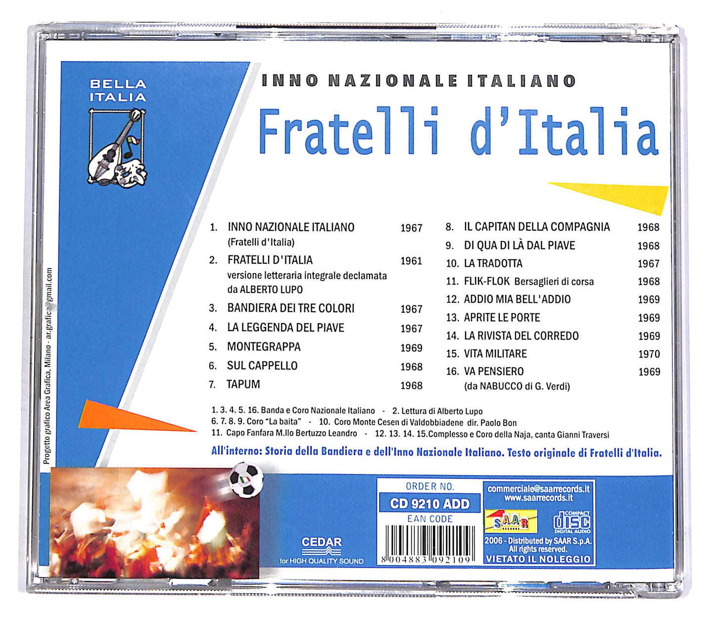 EBOND Various - Fratelli D'Italia CD CD057329