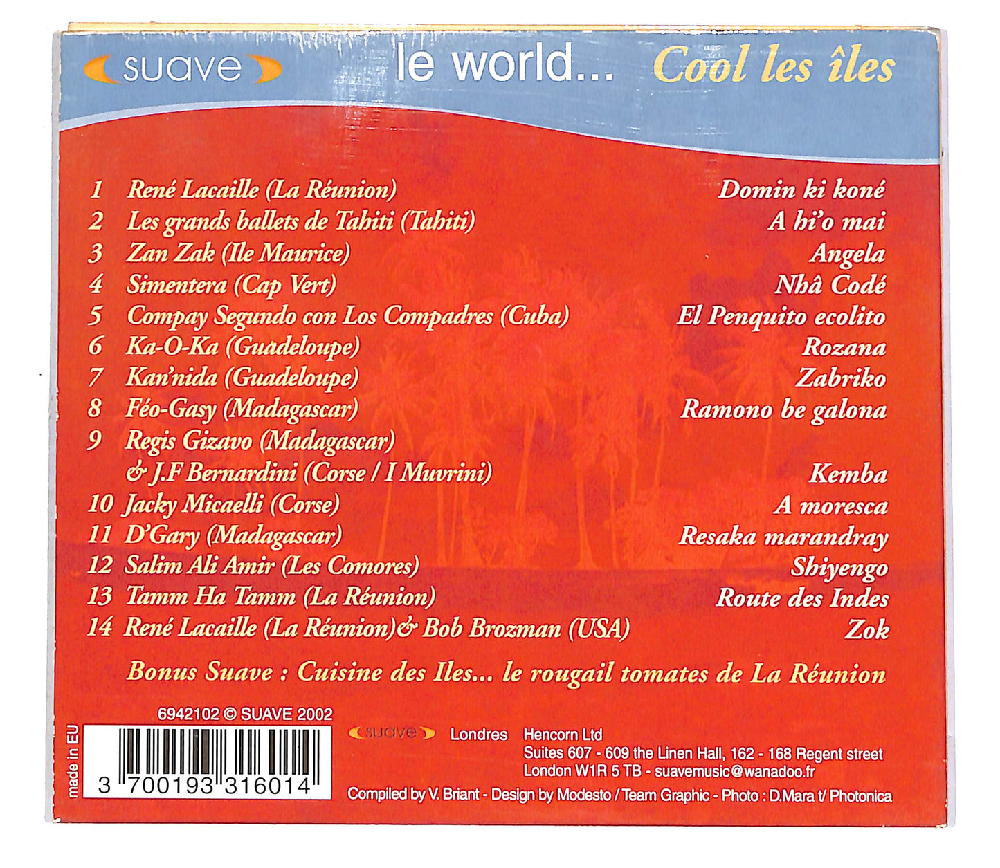 EBOND Various - Le World... Cool Les Iles CD CD057340