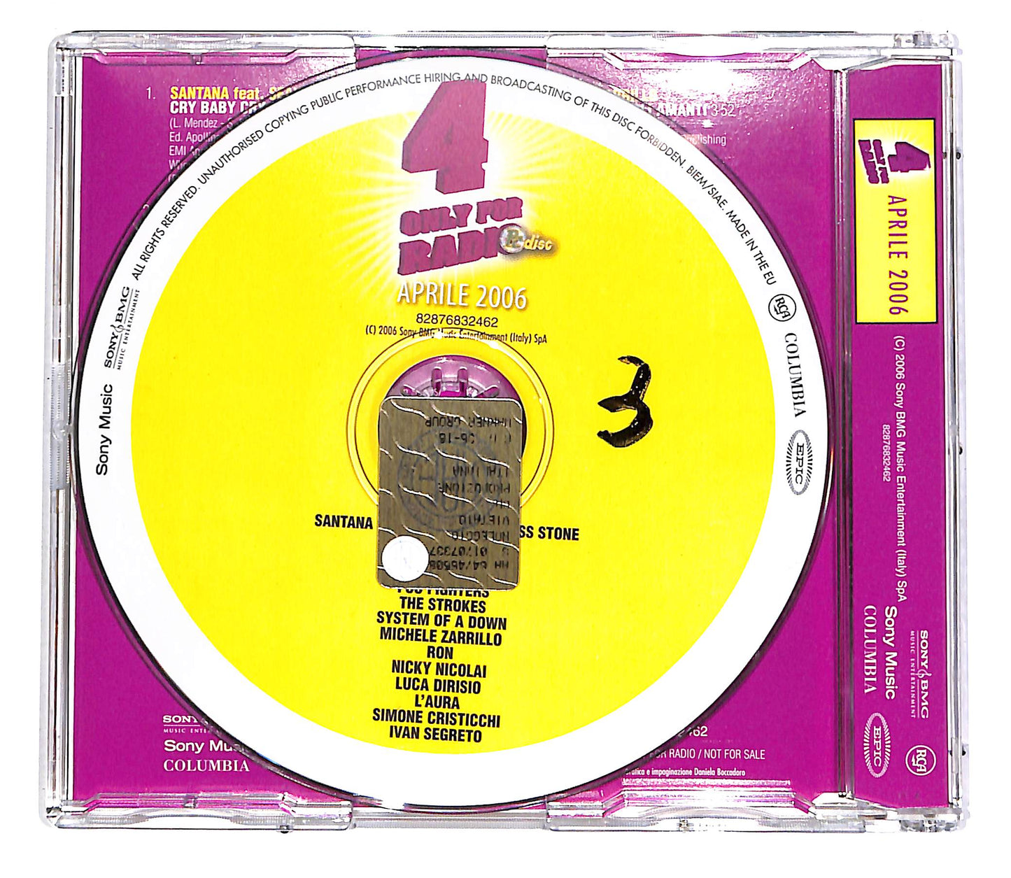 EBOND Various - Pc Disc Only For Radio Aprile 2006 PROMO CD CD057343