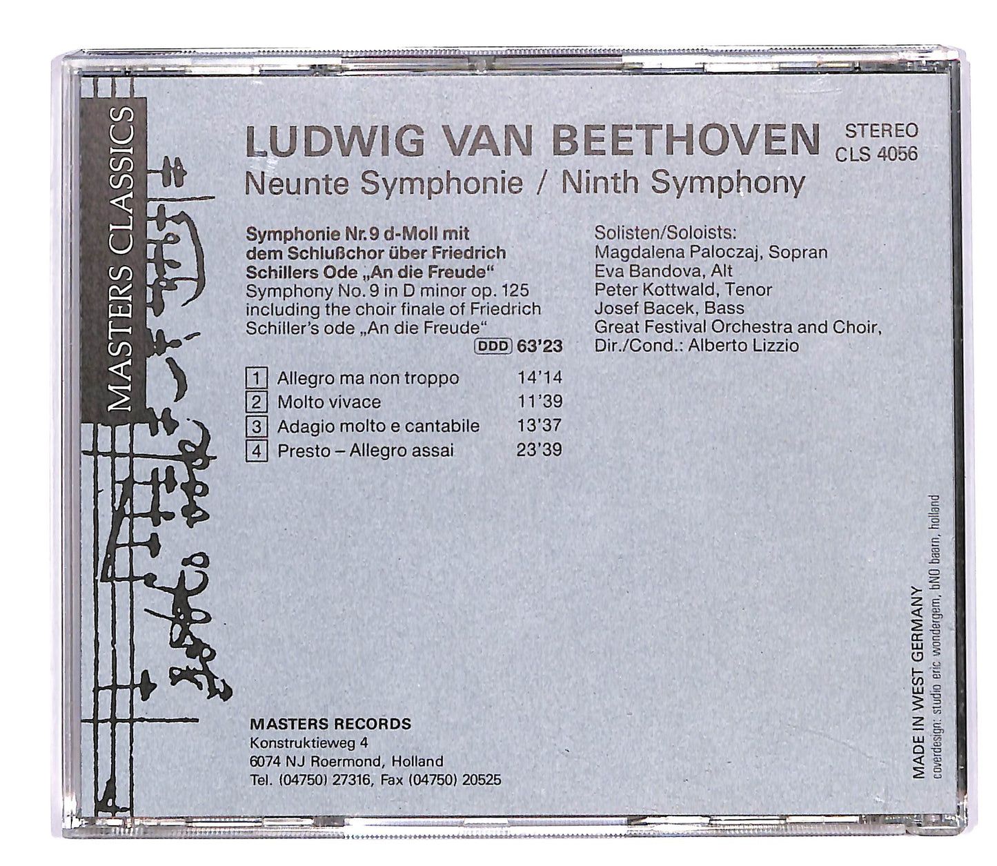 EBOND Beethoven - Neunte Symphonie CD CD057516