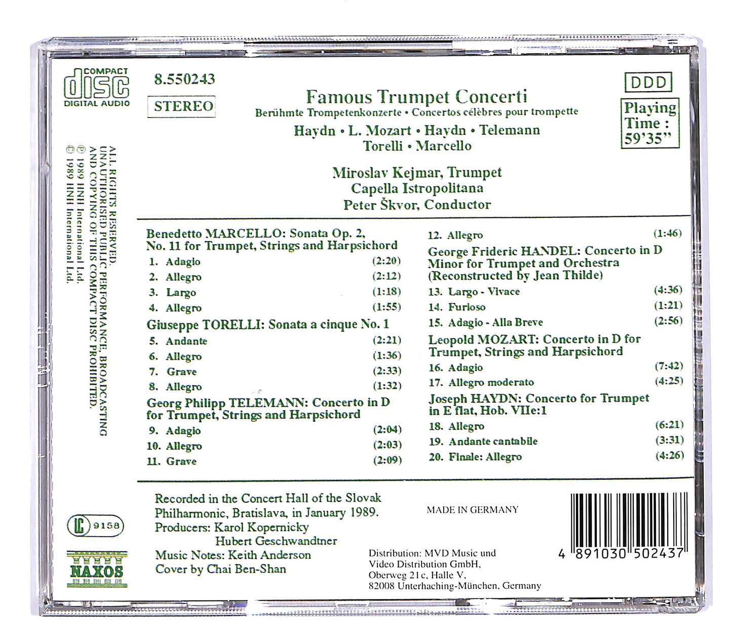 EBOND Various - Famous Trumpet Concerti CD CD057543