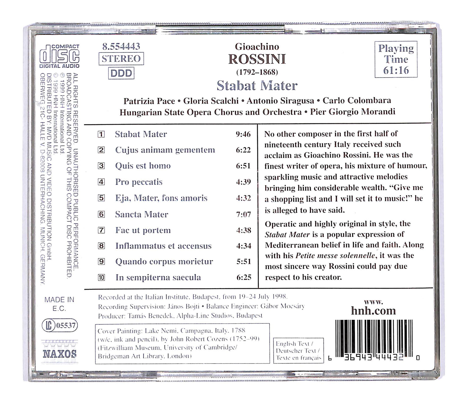EBOND Rossini - Stabat Mater CD CD057633