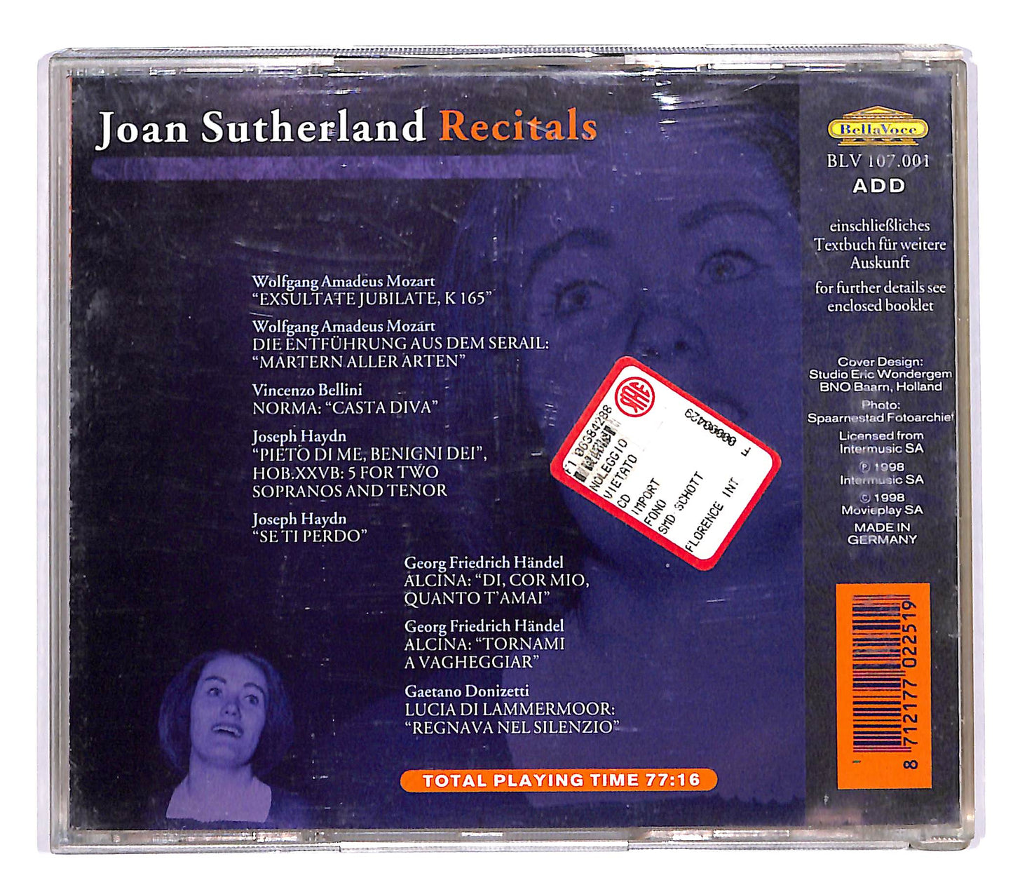 EBOND Joan Sutherland - Recitals CD CD057713