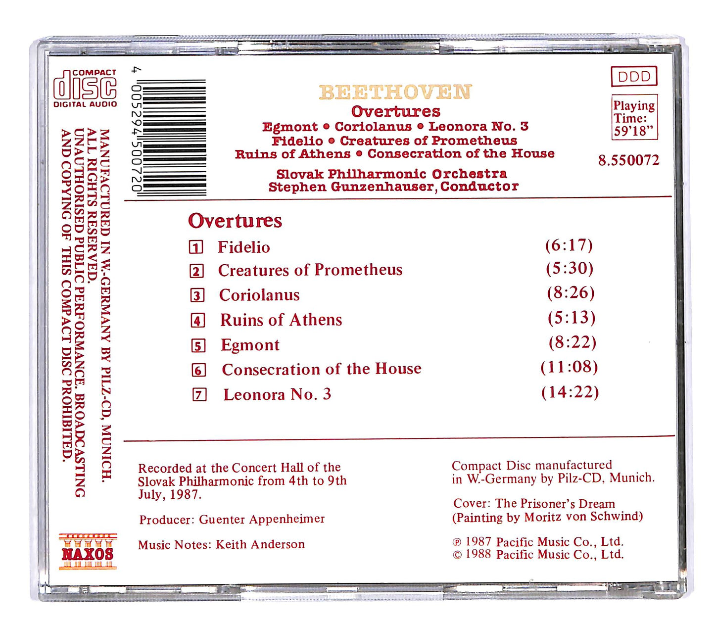 EBOND Beethoven - Overtures CD CD057746