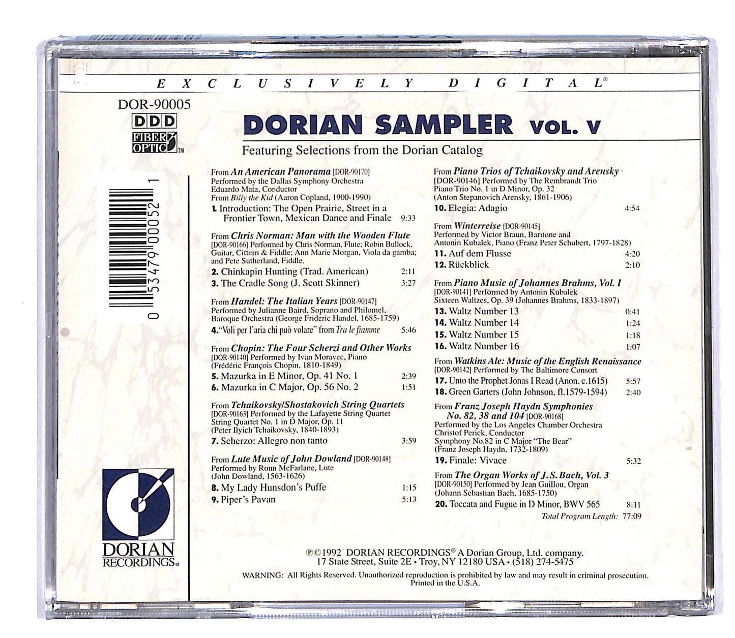 EBOND Various - Dorian Sampler Vol. 5 CD CD057848