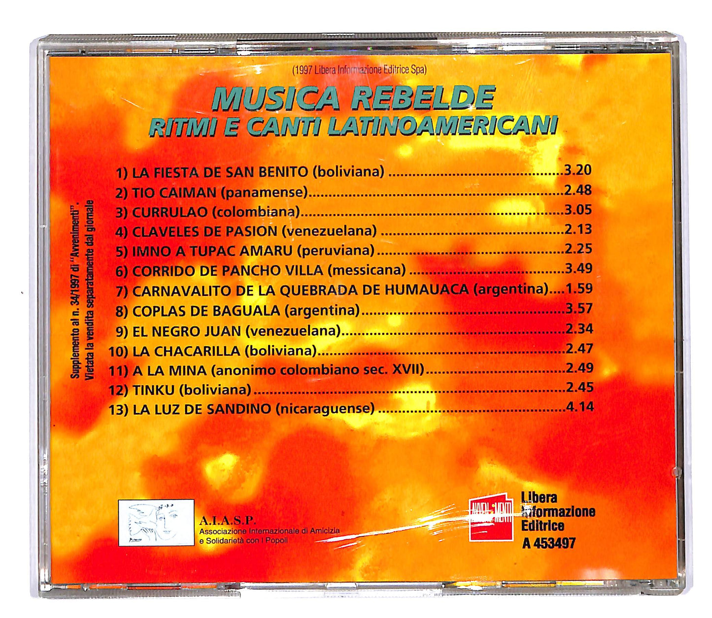 EBOND Chiloe - Musica Rebelde EDITORIALE CD CD057944