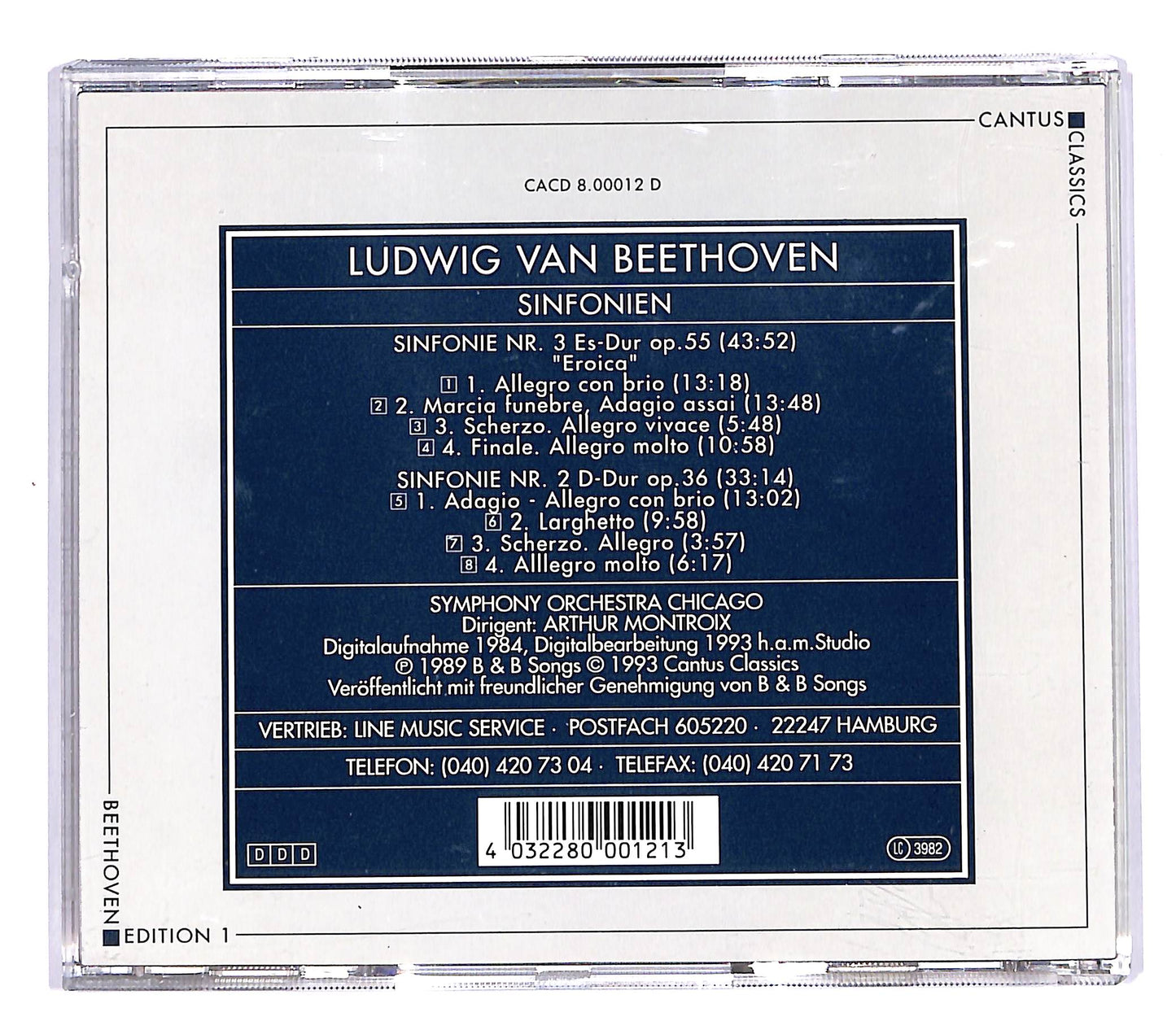 EBOND Beethoven - Sinfonien CD CD058005