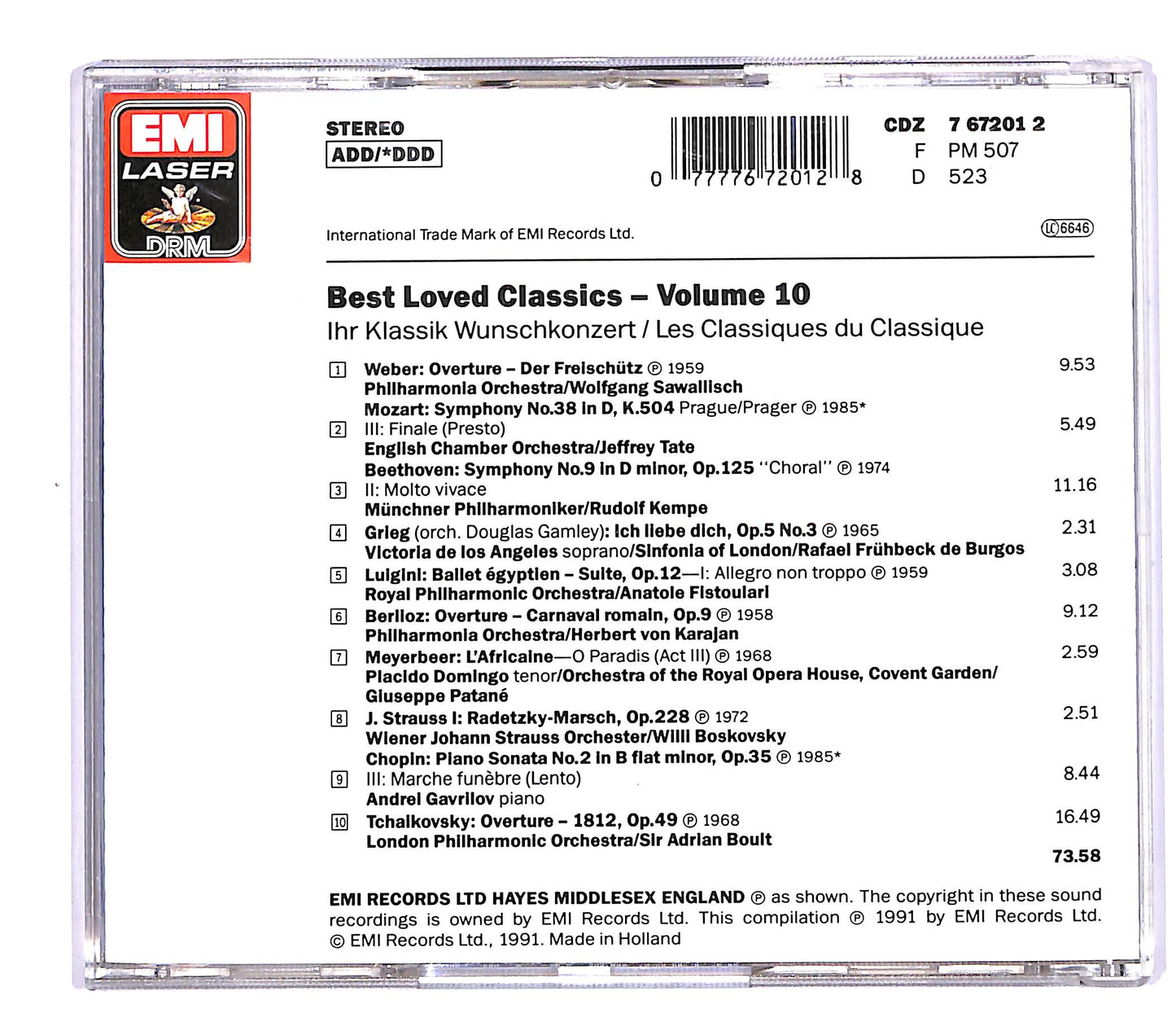 EBOND Various - Best-Loved Classics 10 CD CD058146