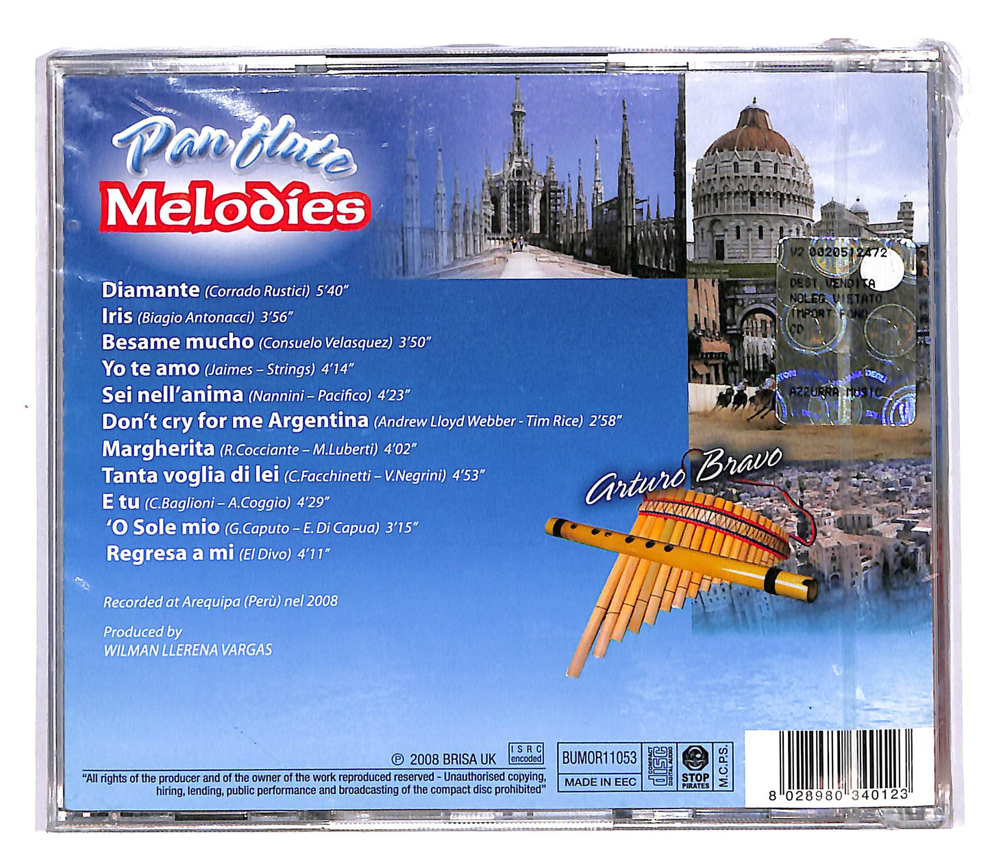 EBOND Various - Pan Flute Melodies CD CD058227