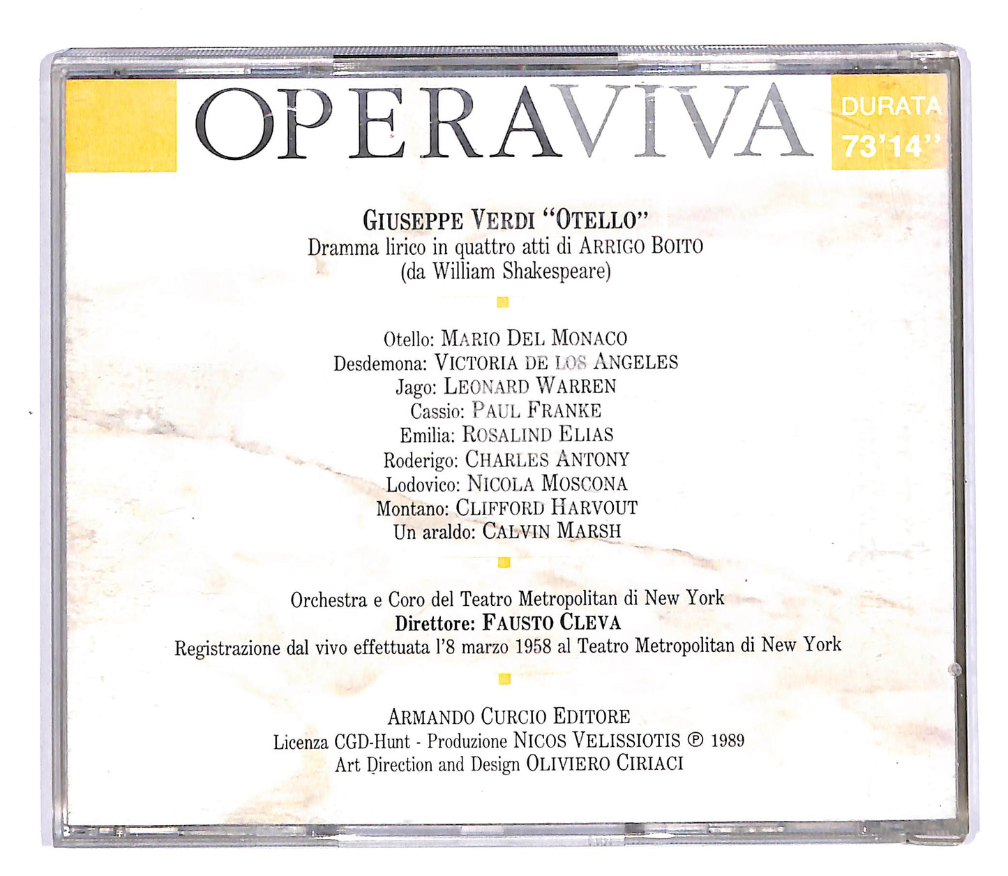 EBOND Giuseppe Verdi - Otello CD CD058240