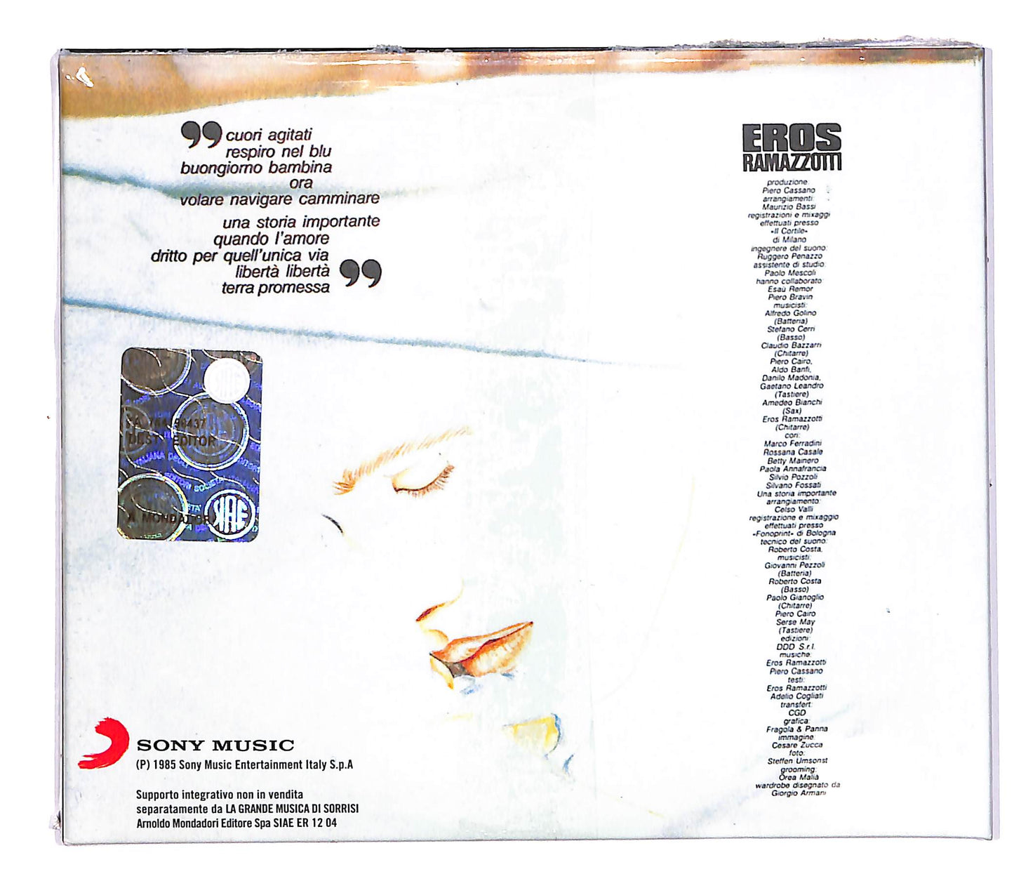 EBOND Eros Ramazzotti - Cuori Agitati EDITORIALE CD CD058254