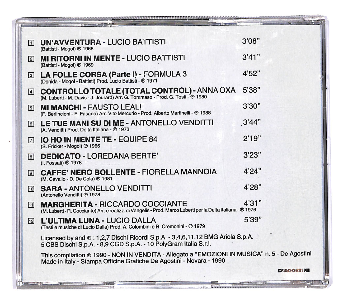 EBOND Various ‎- Io Ho In Mente Te EDITORIALE CD CD058414