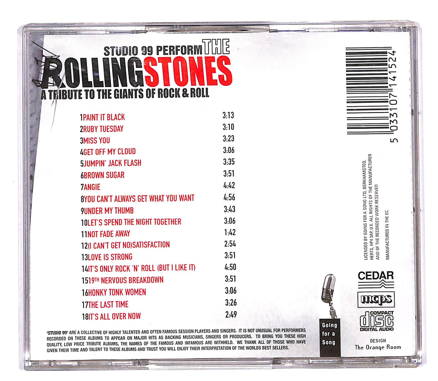 EBOND Studio 99 - Perform The Rolling Stones CD CD058504