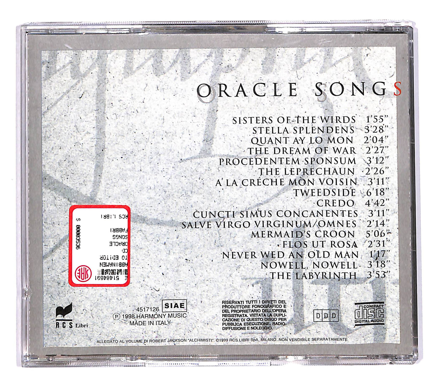 EBOND Various - Oracle Songs CD CD058521