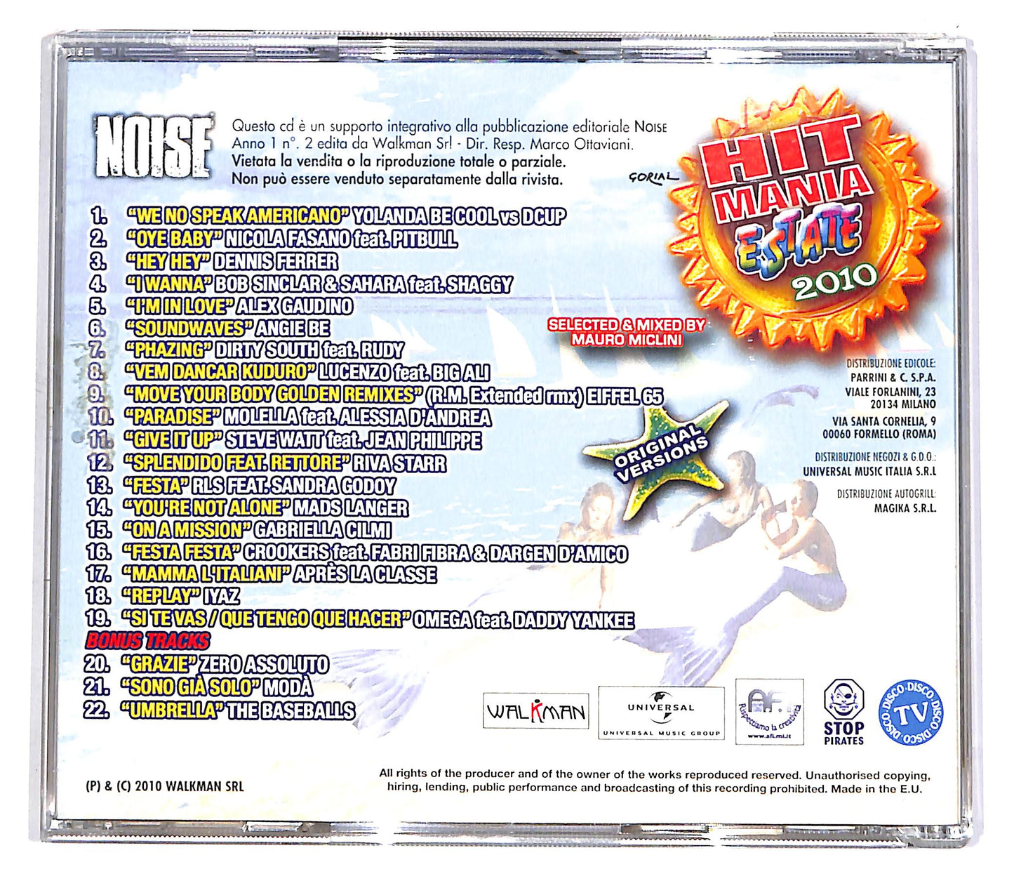 EBOND Various - Hit Mania Estate 2010 EDITORIALE CD CD058602