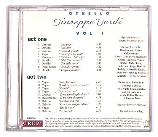 EBOND Othello - Giuseppe Verdi - Vol.2 (2 dischi) EDITORIALE CD CD058614