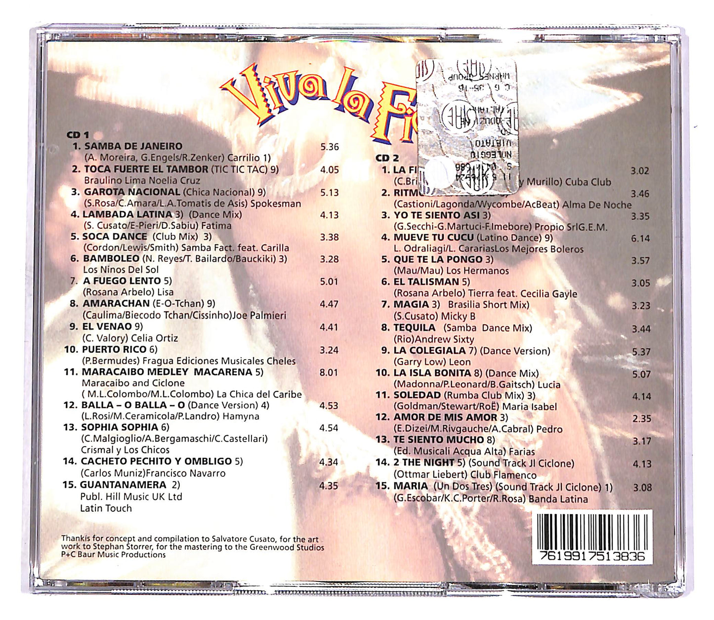 EBOND Various - Viva La Festa (2 dischi) CD CD058633