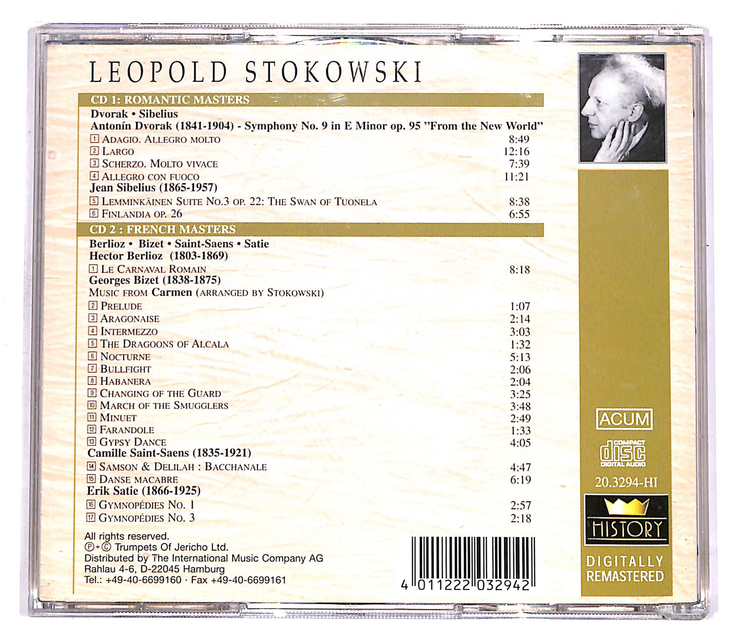 EBOND Leopold Stokowski - Romantic & French Masters (2 dischi) CD CD058662