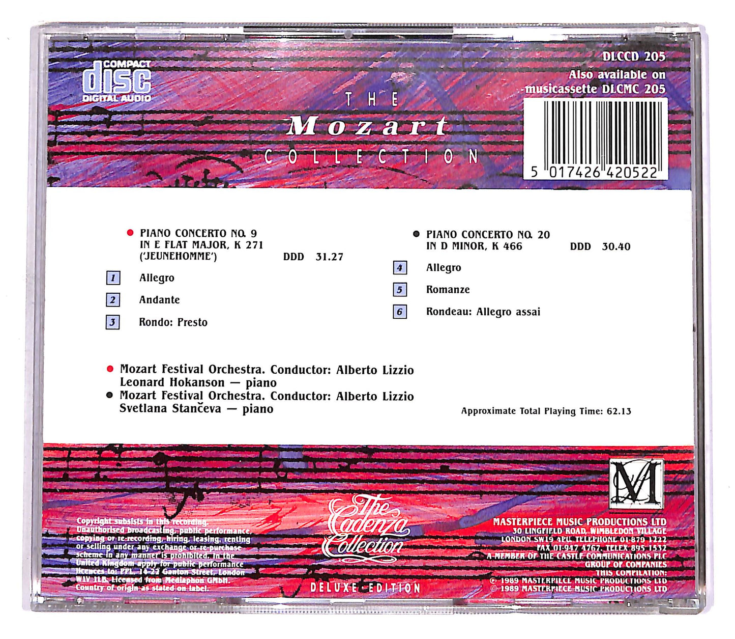 EBOND Mozart - The Collection Vol.5 - Deluxe Edition CD CD058713