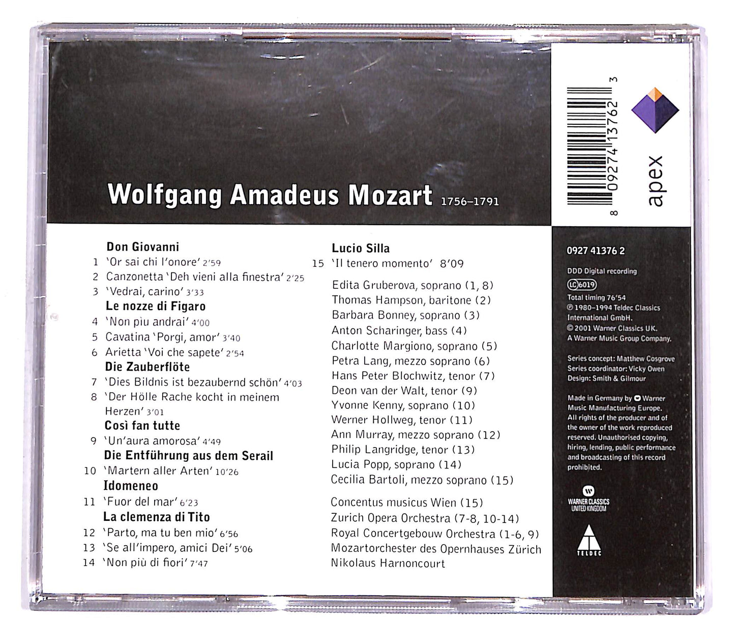 EBOND Mozart - Famous Opera Arias CD CD058723