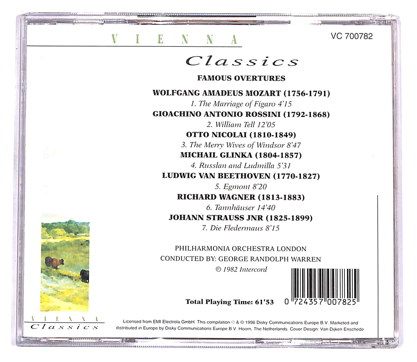 EBOND Vienna Classics - Famous Overtures CD CD058738