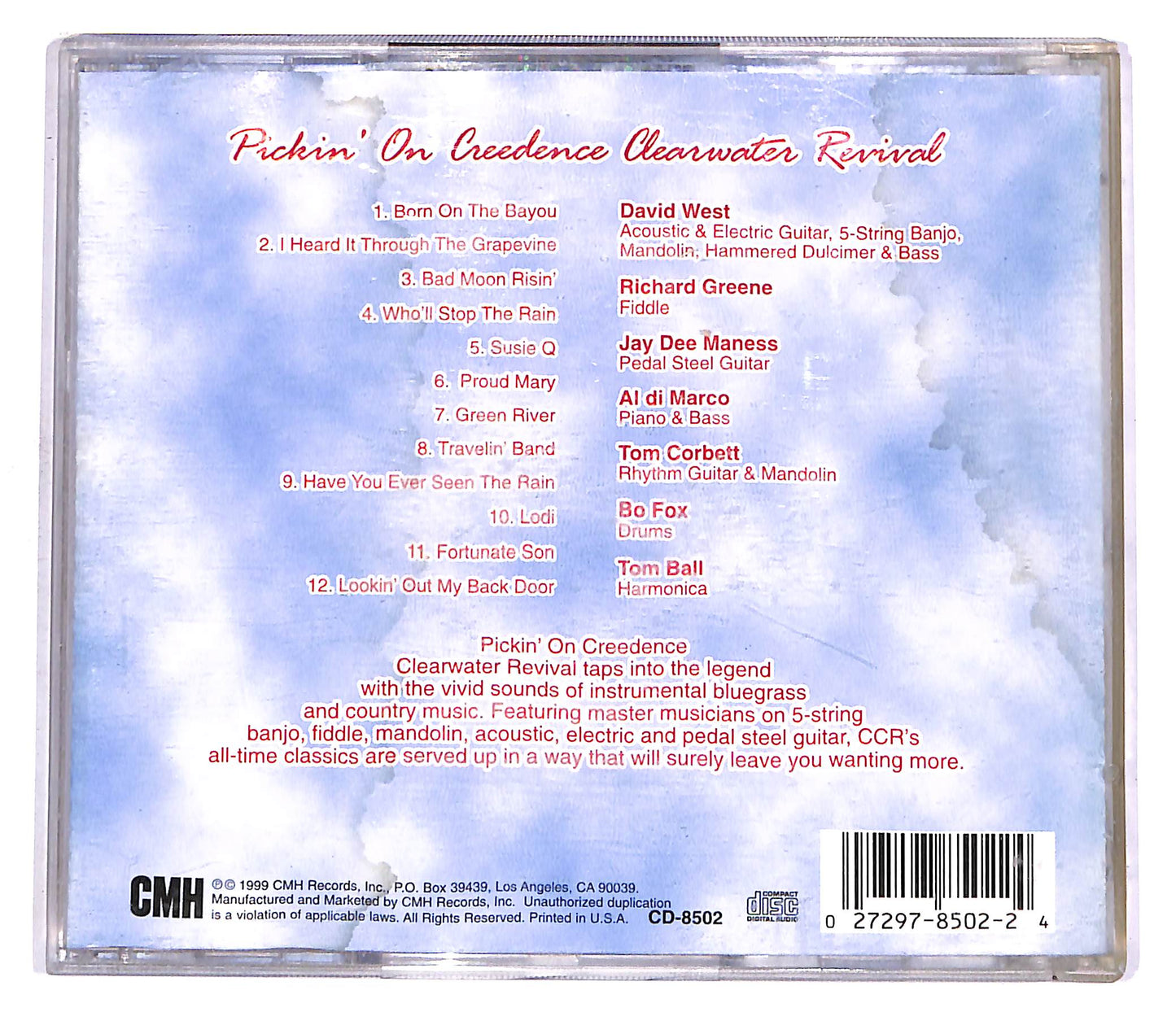 EBOND Various - Pickin' On Creedence Clearwater Revival - A Tribute CD CD058747