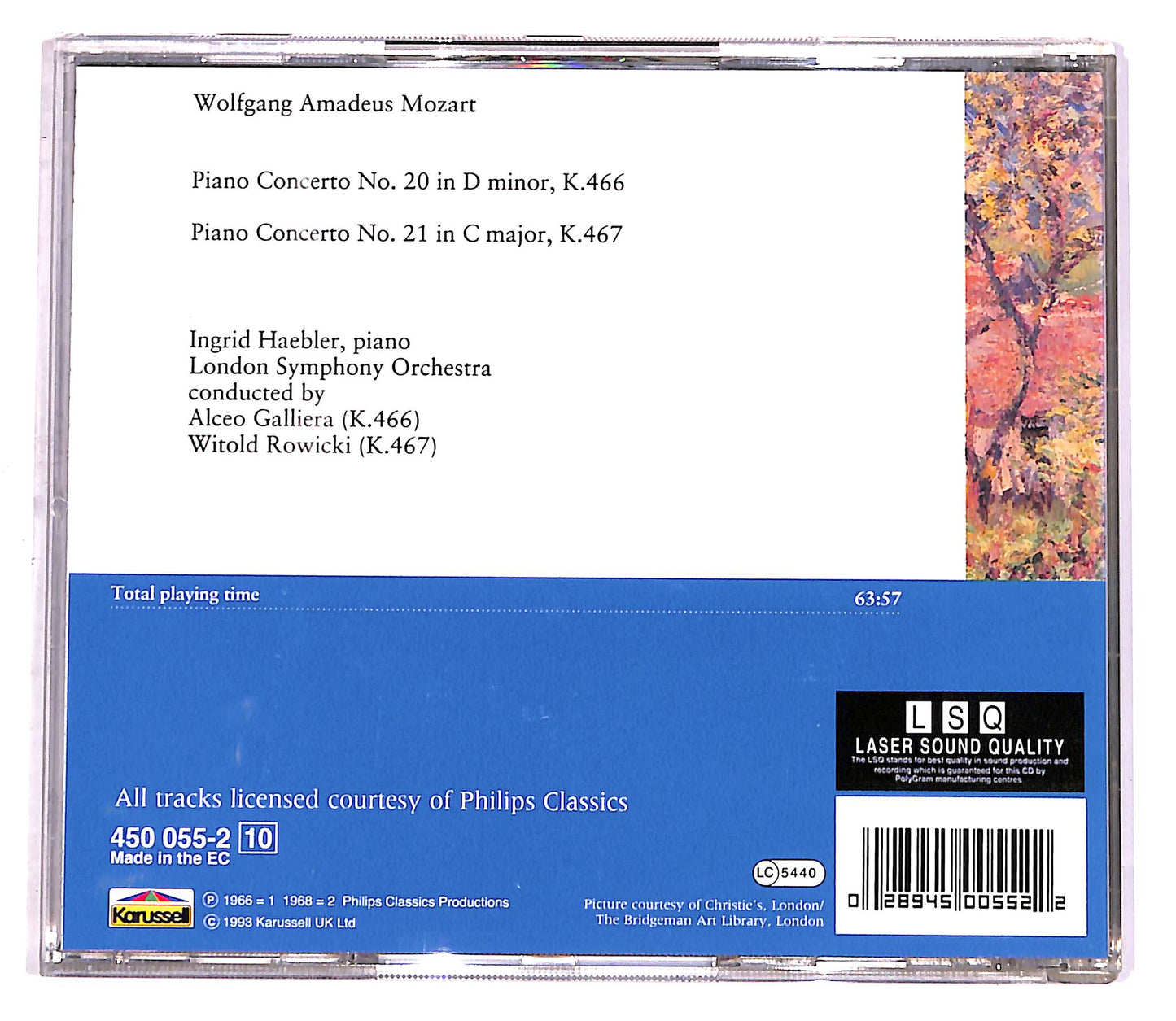 EBOND Mozart - Piano Concertos Nos. 20 & 21 CD CD058815