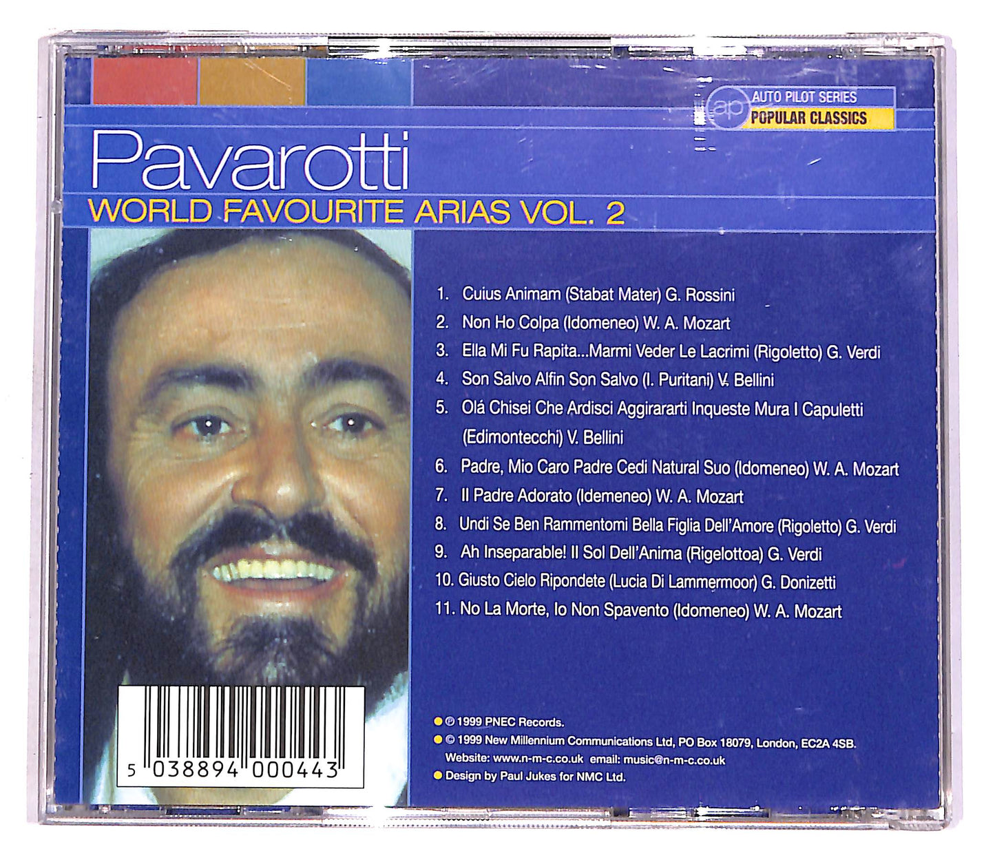 EBOND Pavarotti - World Favourite Arias - Vol.2 CD CD058819