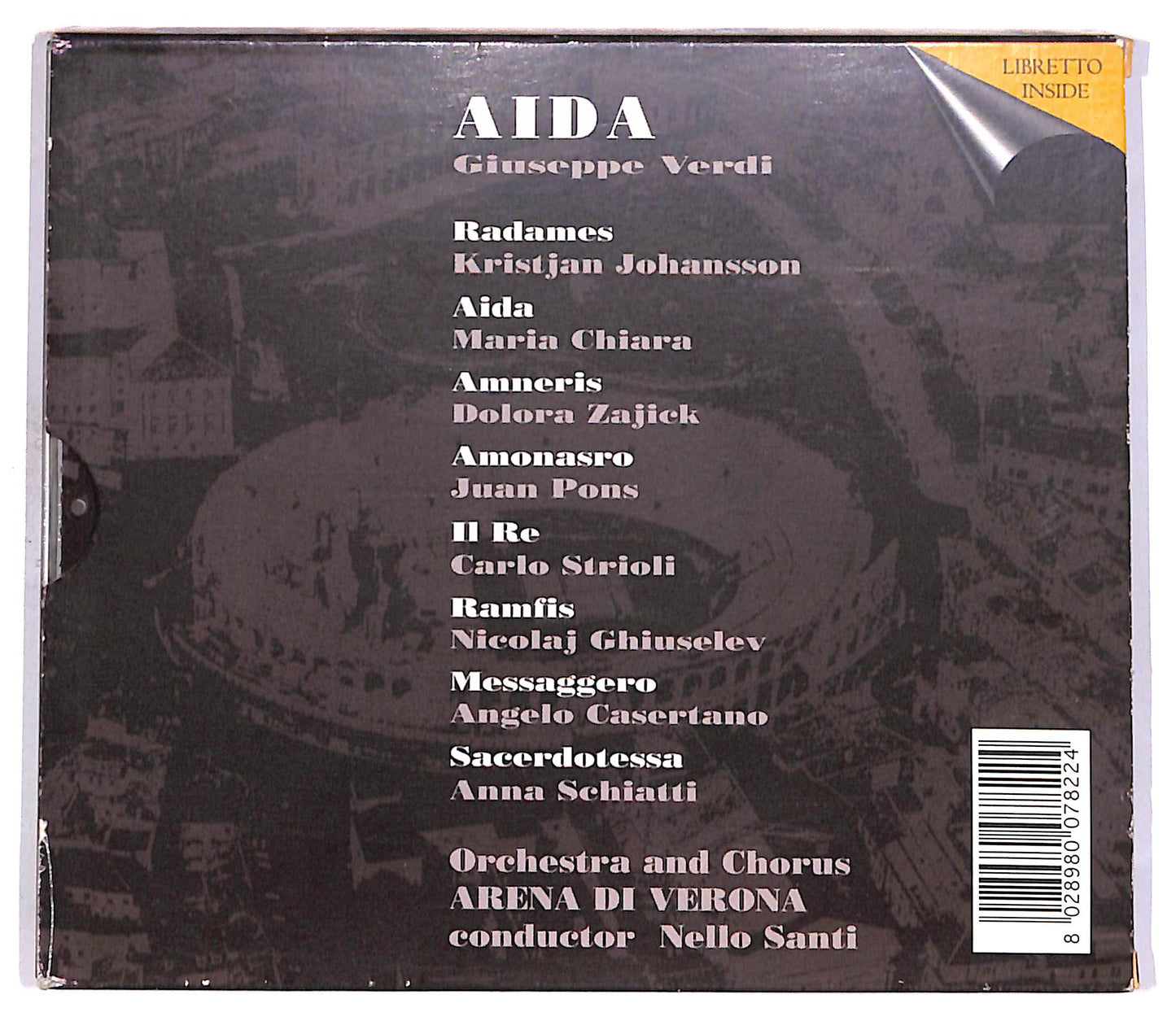 EBOND Giuseppe Verdi - Aida con Booklet (2 dischi) CD CD058841