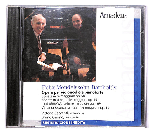 EBOND Mendelssohn - Opere Per Violoncello E Pianoforte EDITORIALE CD CD058845