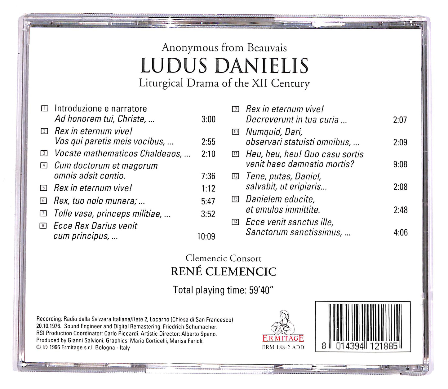 EBOND Ludus Danielis - Clemencic Consort CD CD058848