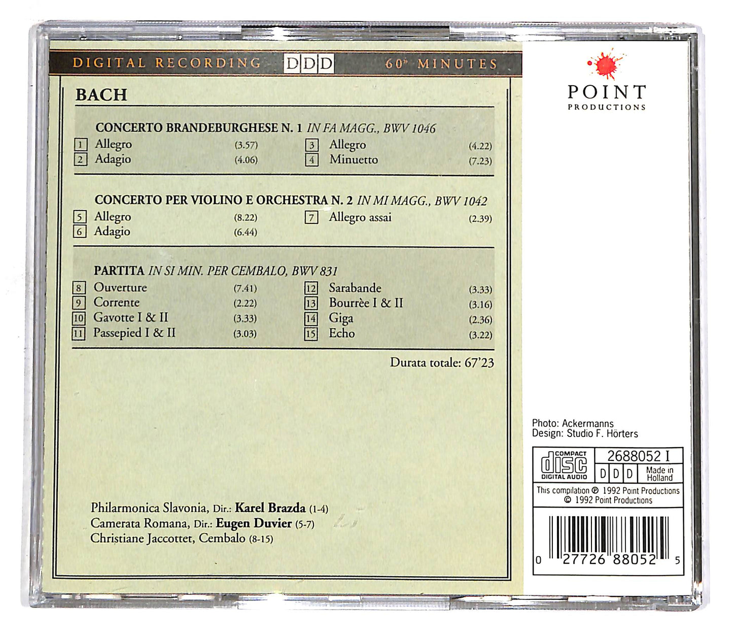 EBOND Johann Sebastian Bach - Il Grande Bach CD CD059014