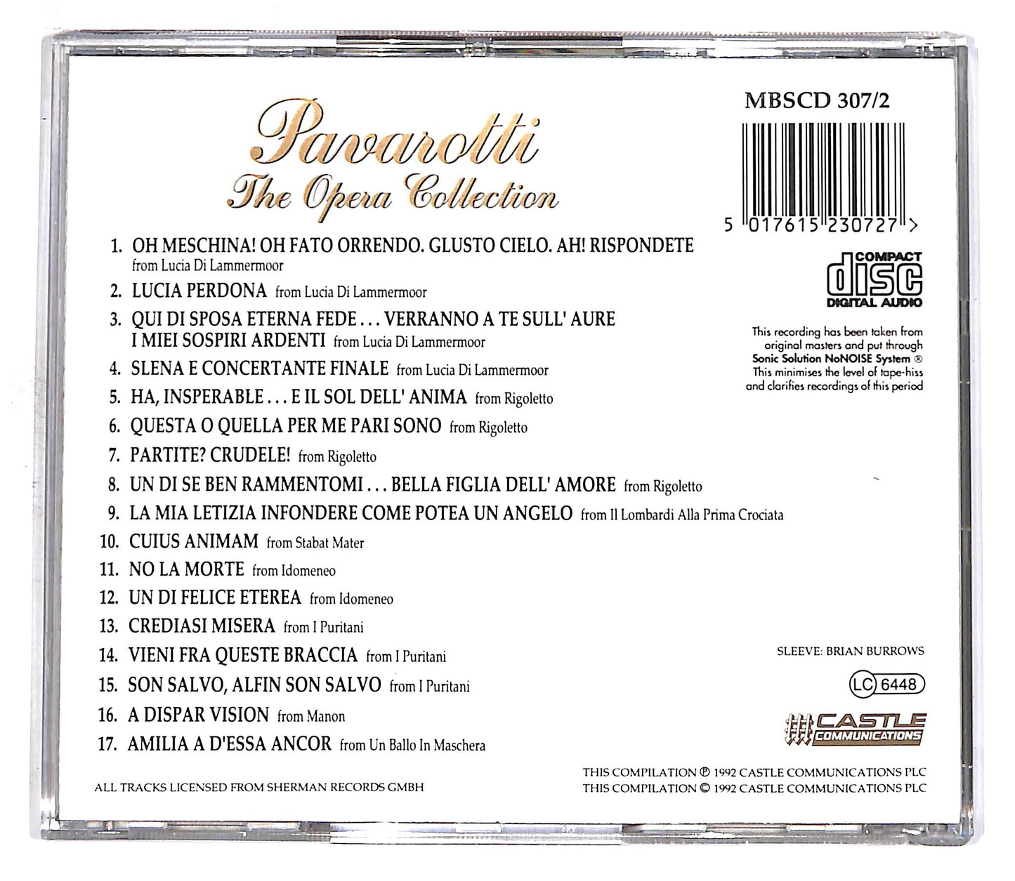 EBOND Luciano Pavarotti - The Opera Collection - Disc 2 CD CD059020