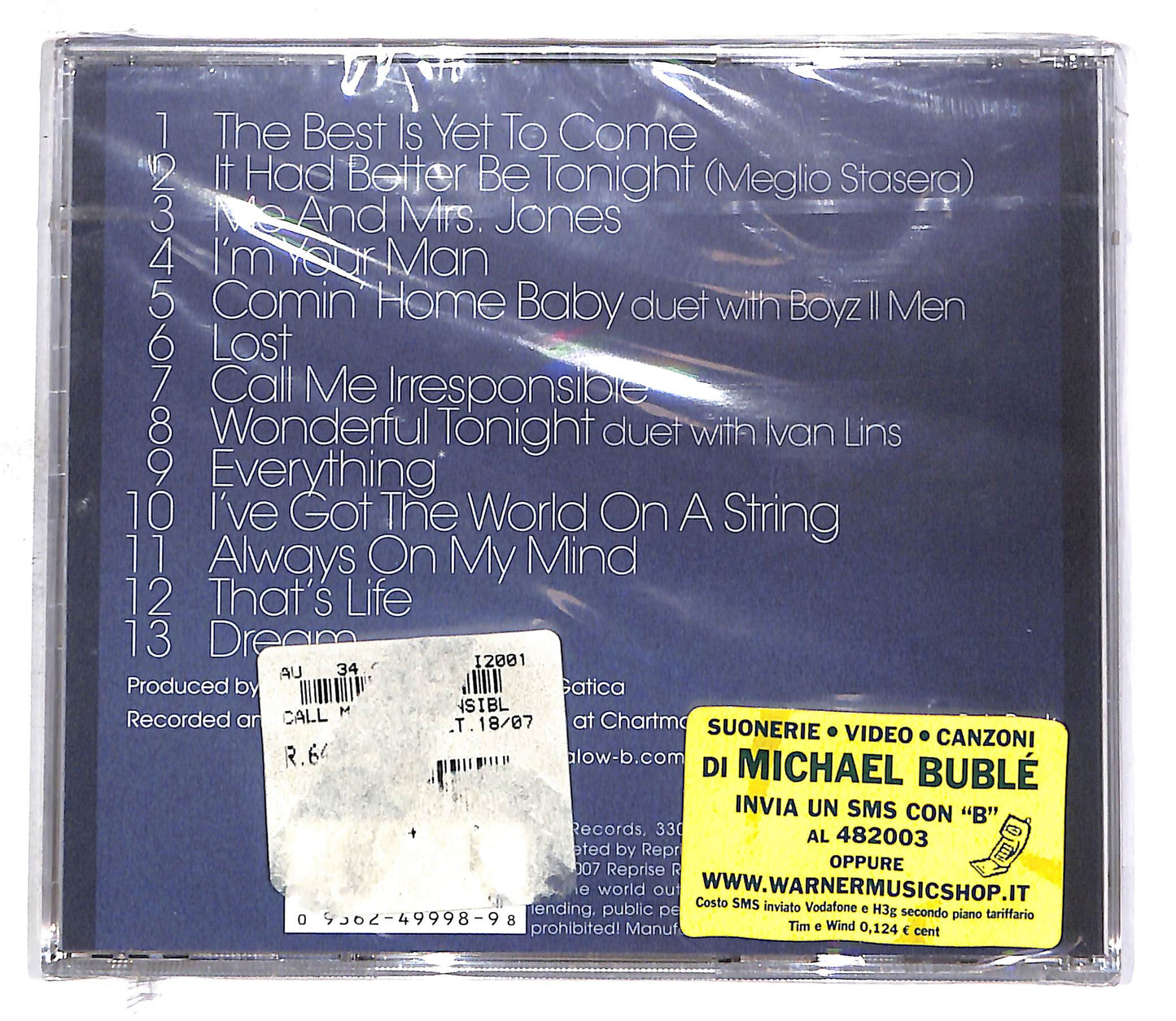 EBOND Michael Buble - Call Me Irresponsible CD CD059025