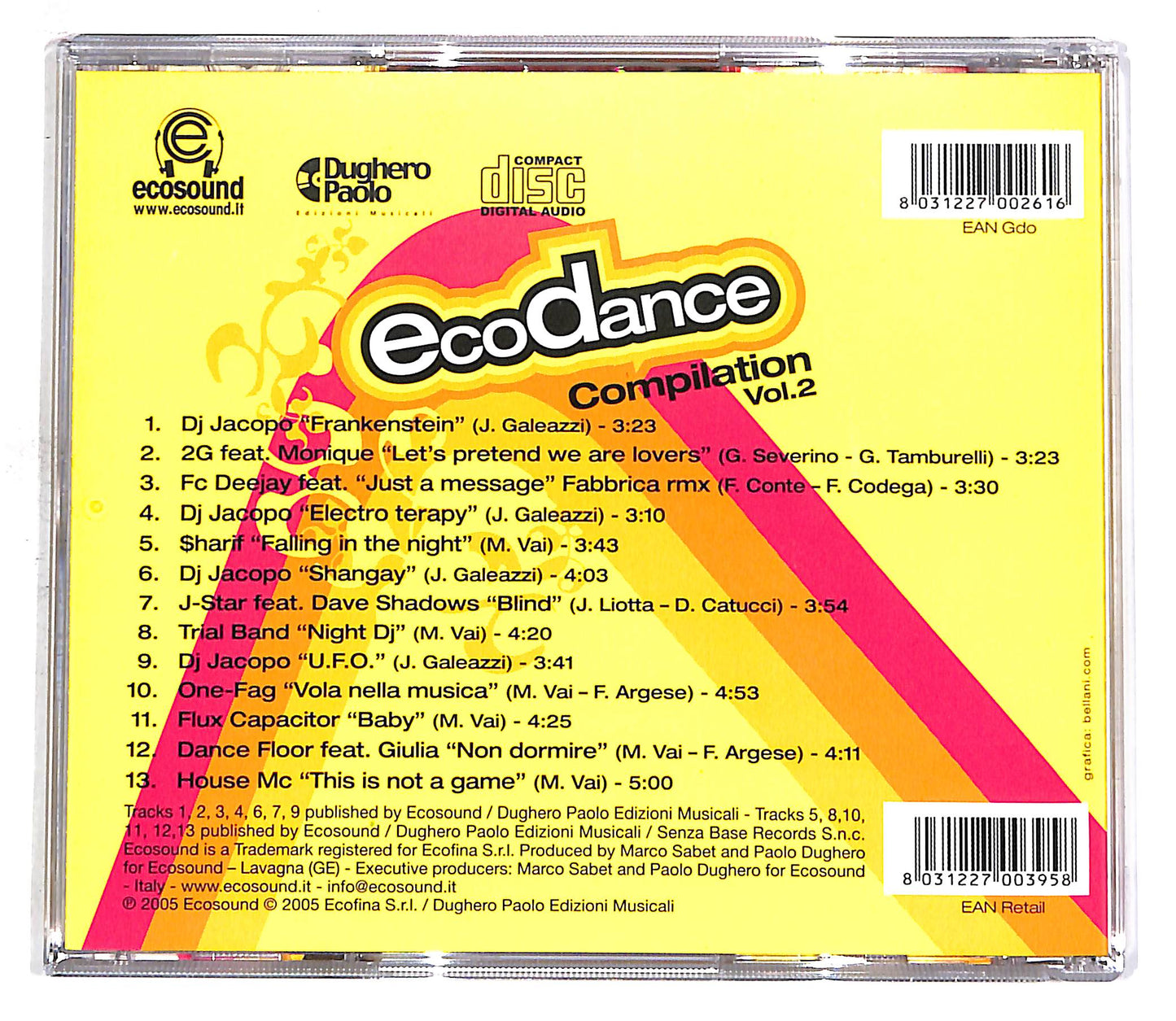 EBOND Various - Ecodance Compilation Vol. 2 CD CD059027
