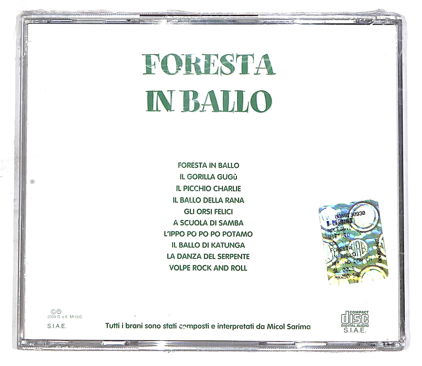 EBOND Various - Foresta In Ballo EDITORIALE CD CD059135